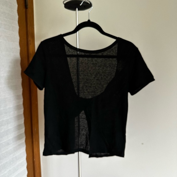 Open-Back T-Shirt Going Out Top - Picture 1 of 4